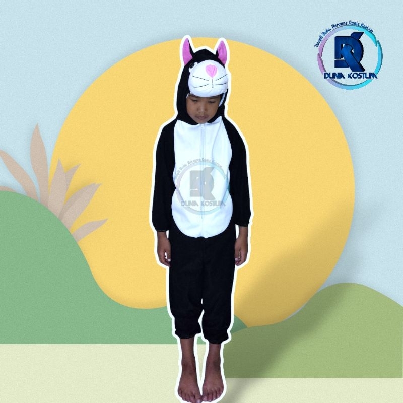 KOSTUM ANAK BINATANG KUCING HITAM|KOSTUM ANAK|KOSTUM DEWASA|KOSTUM CARNAVAL DAN PENTAS SENI|BAJU ONS