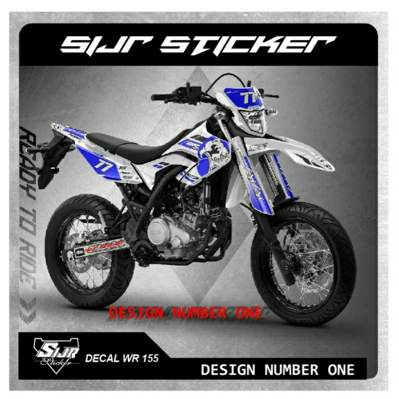 (COD) TERBARU Decal Sticker Motor Cross Yamaha WR155 Full body - Stiker Skotlet Variasi WR 155 New F