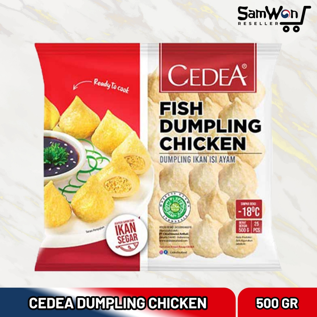 

CEDEA Fish Dumpling Chicken 500gr - Frozen Food Steamboat Shabu Shabu