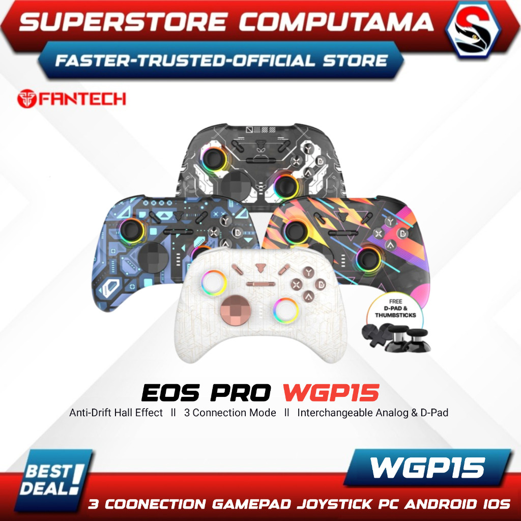 Fantech WGP15 | WGP-15 EOS PRO Multi Platform Wireless Gamepad