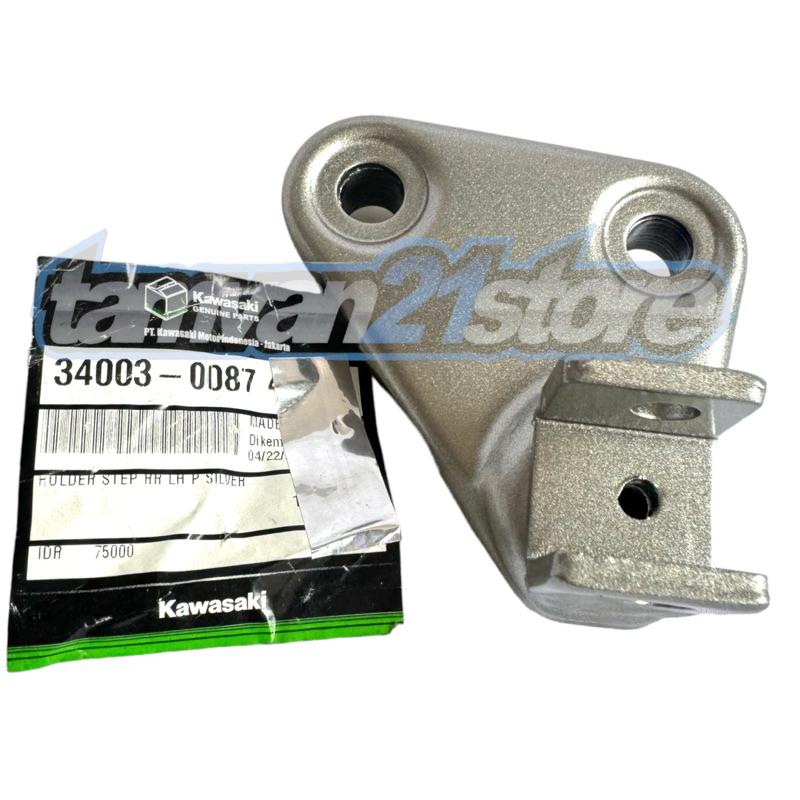 HOLDER DUDUKAN STEP BELAKANG KIRI KLX 150 ORIGINAL 34003-0160-458