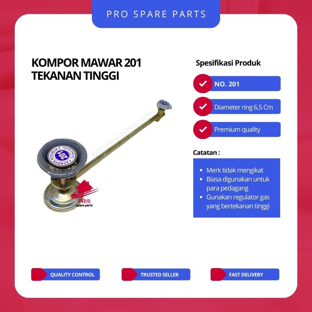 KOMPOR MAWAR 201 - Kompor Semawar - Kompor Gas Pedagang Bakso / Mie Ayam - Kompor Gas Panjang Joss