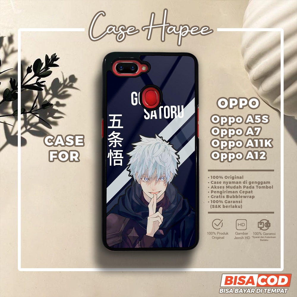 Case Oppo A5S A7 A11K A12 Casing Oppo A5S A7 A11K A12 [GOJO] Casehapee Case Glossy Case Aesthetic Cu