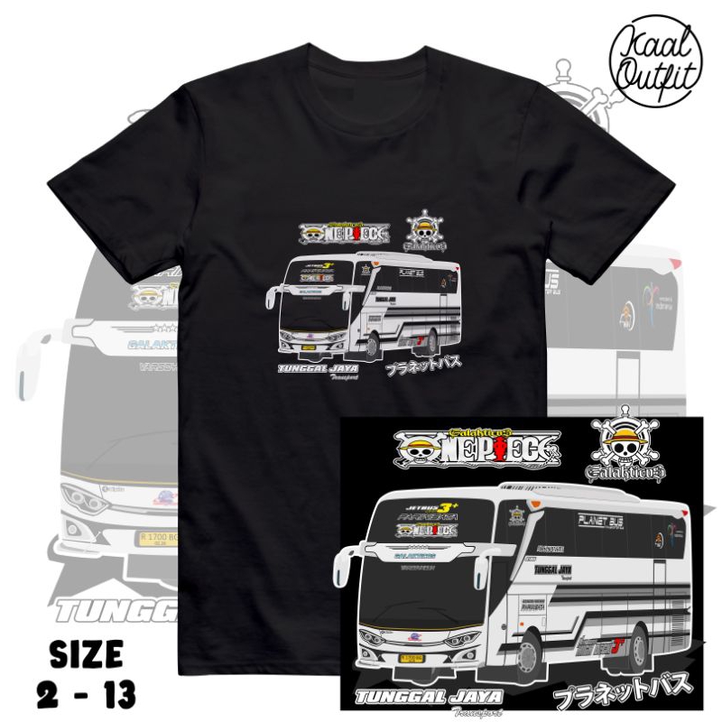 Kaos Anak Bus Tunggal Jaya Kids Panda One Piece