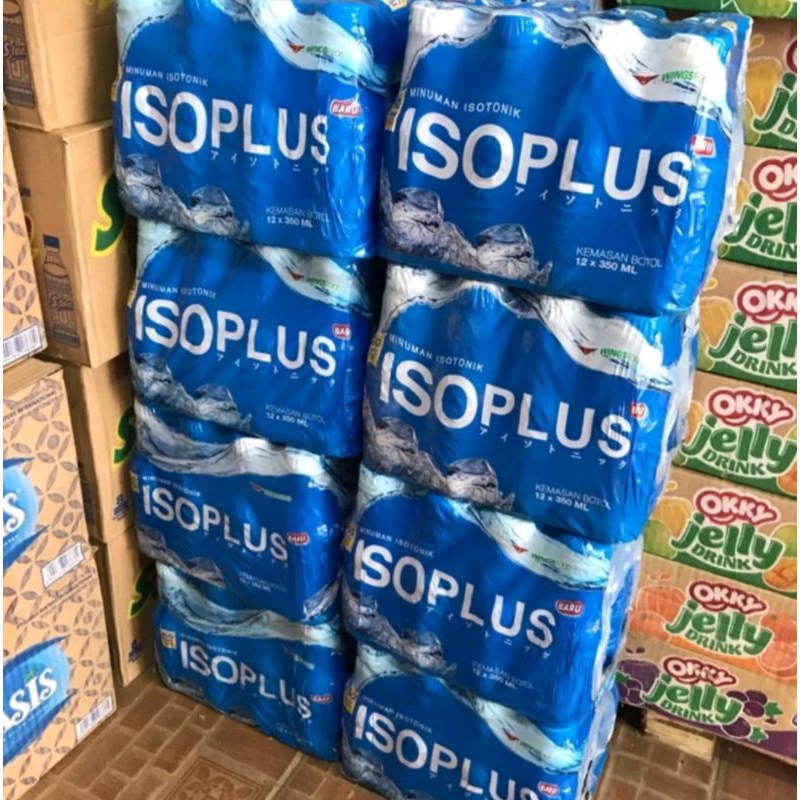 

ISOPLUS MINUMAN ISOTONIK BOTOL 350ML DUS ISI 12 BOTOL