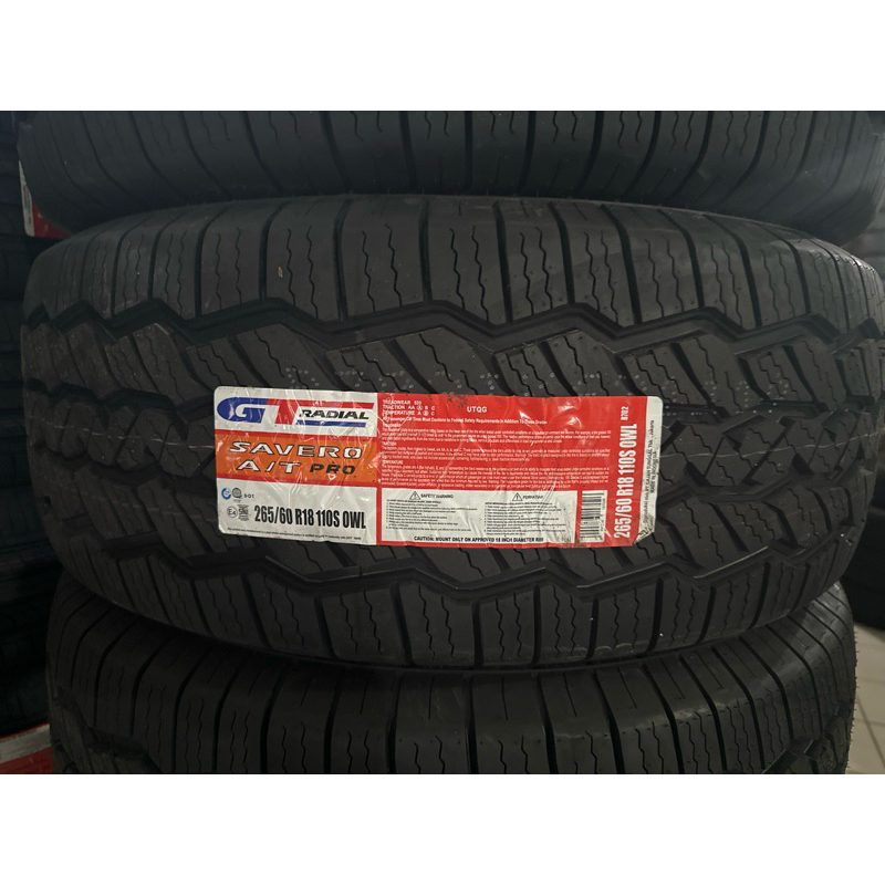 Ban GT Savero A/T PRO 265/60/R18 Pajero Fortuner
