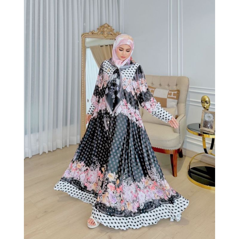 SHELLA SAUKIA | GAMIS BY SHELLA SAUKIA ORIGINAL PRODUK | GAMIS MODERN | GAMIS MUSLIMAH | GAMIS NYAMA