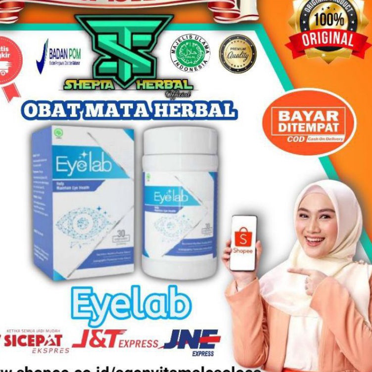 EYELAB ASLI ORIGINAL OBAT HERBAL MATA ASLI KESEHATAN MATA PLUS MINUS KATARAK BPOM ART Y9C6