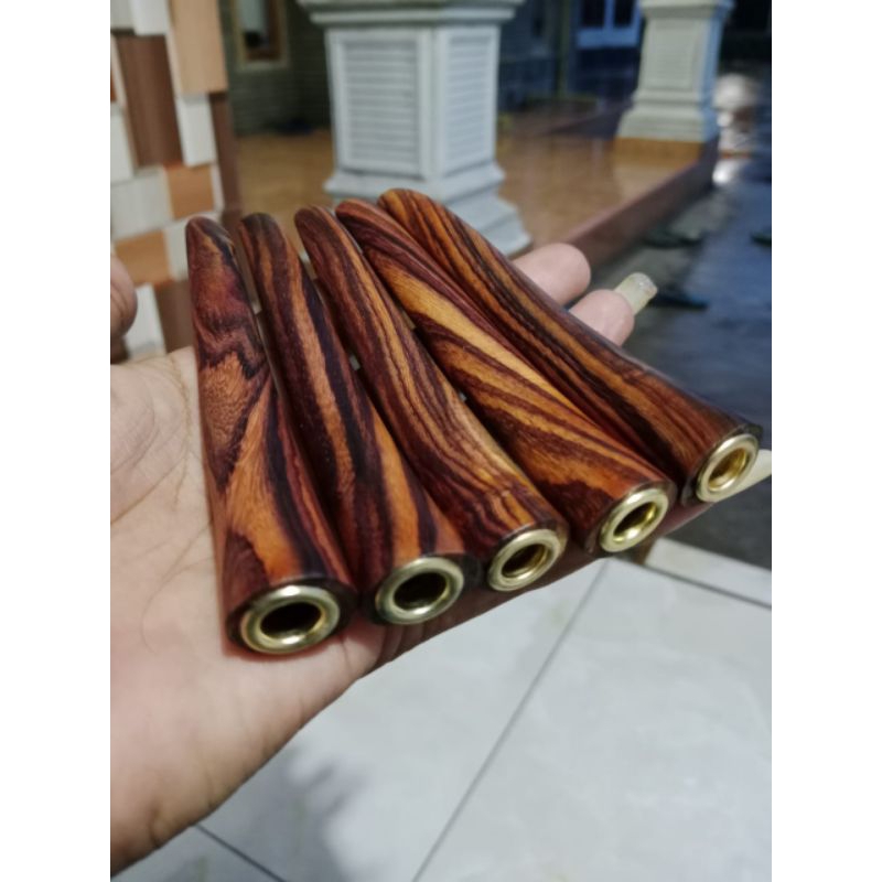 sedotan once pipa kayu gaharu zebra merah