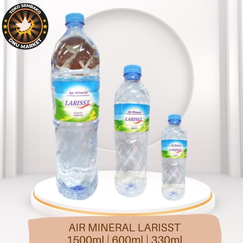 

LARISST AIR MINERAL BOTOL | KARTON | 1500ml (12pcs) | 600ml (24pcs)| 330ml (24pcs)
