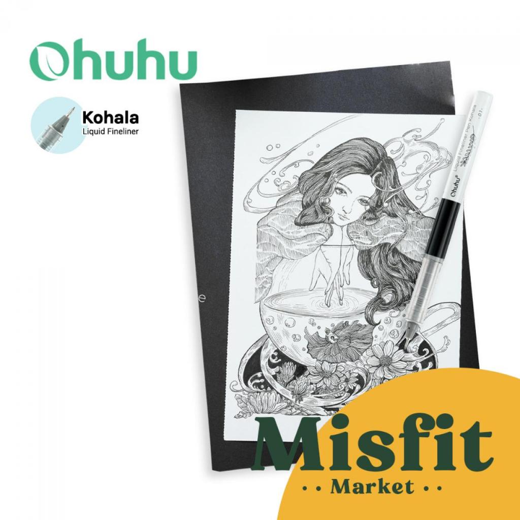 

Ohuhu Kohala Liquid Fineliner Drawing Pens 9 pcs Pulpen Gambar