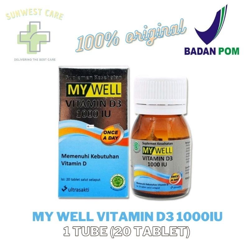 MY WELL VITAMIN D3 1000IU