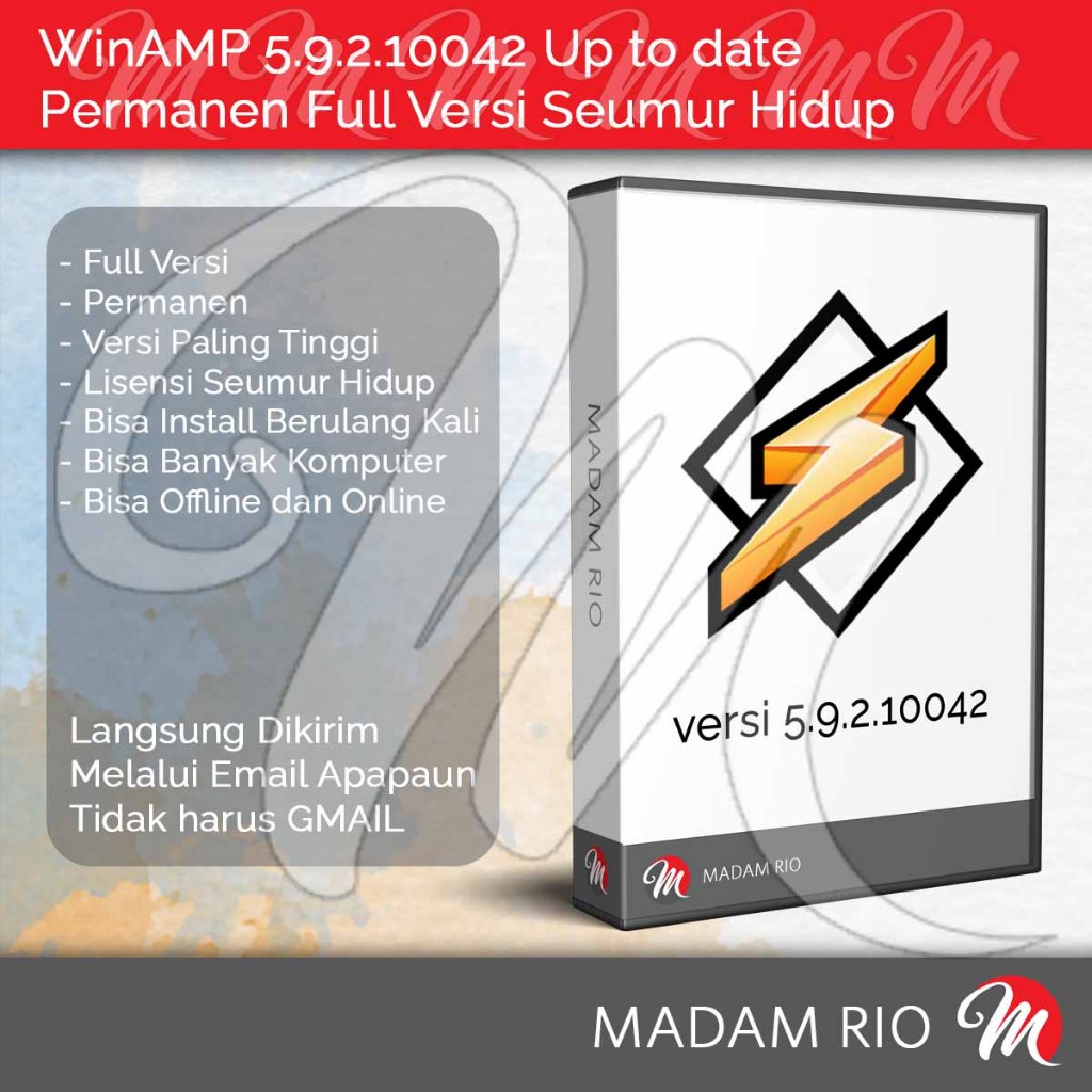 WinAMP Pro Original 2024 License Key Nama Sendiri Permanen GRATIS UPDATE