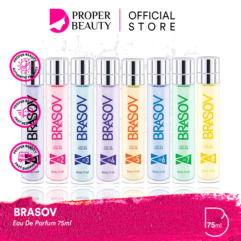 BRASOV Eau De Parfum 75ml Indonesia / Parfum Tubuh / Unisex Female Male / Scentations Fragrance Parf