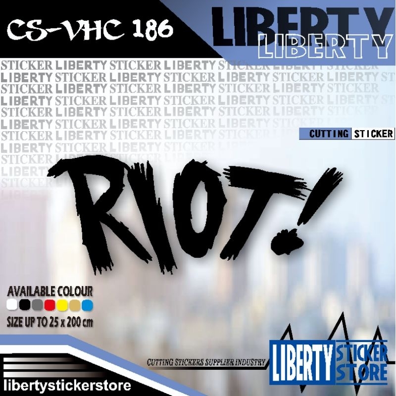paramore riot cutting sticker | paramore riot cutting stiker | cutting sticker paramore riot | cutti