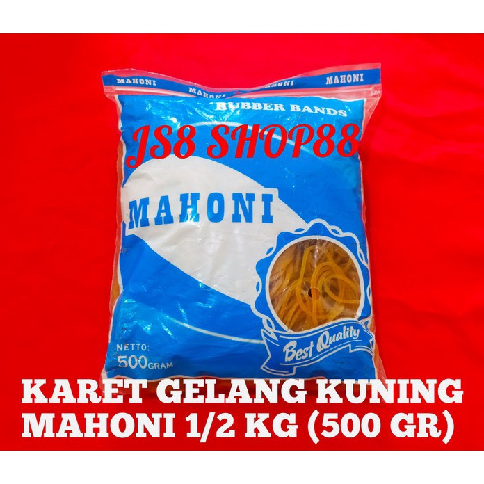 KP8 KARET GELANG MENTAH KUNING MAHONI 5GR 12 KG DIAMETER 25cm KARET GELANG 5 GR KARET BIRU MAHONI 12