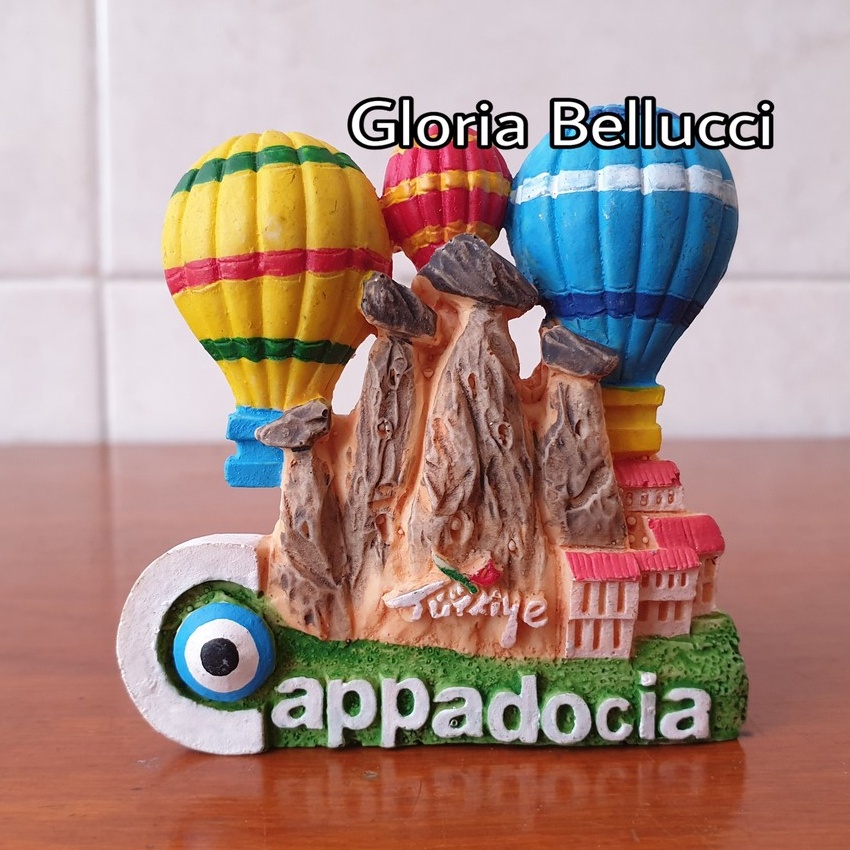 Beli souvenir oleh oleh tempelan magnet kulkas cappadocia negara turkey turki