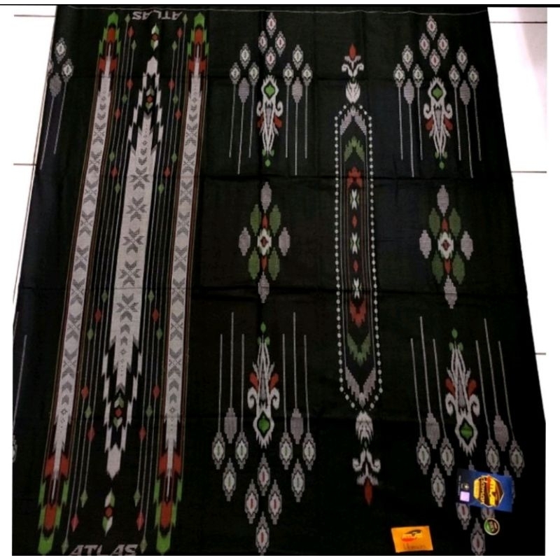 Sarung atlas akasia putih Sarung dewasa