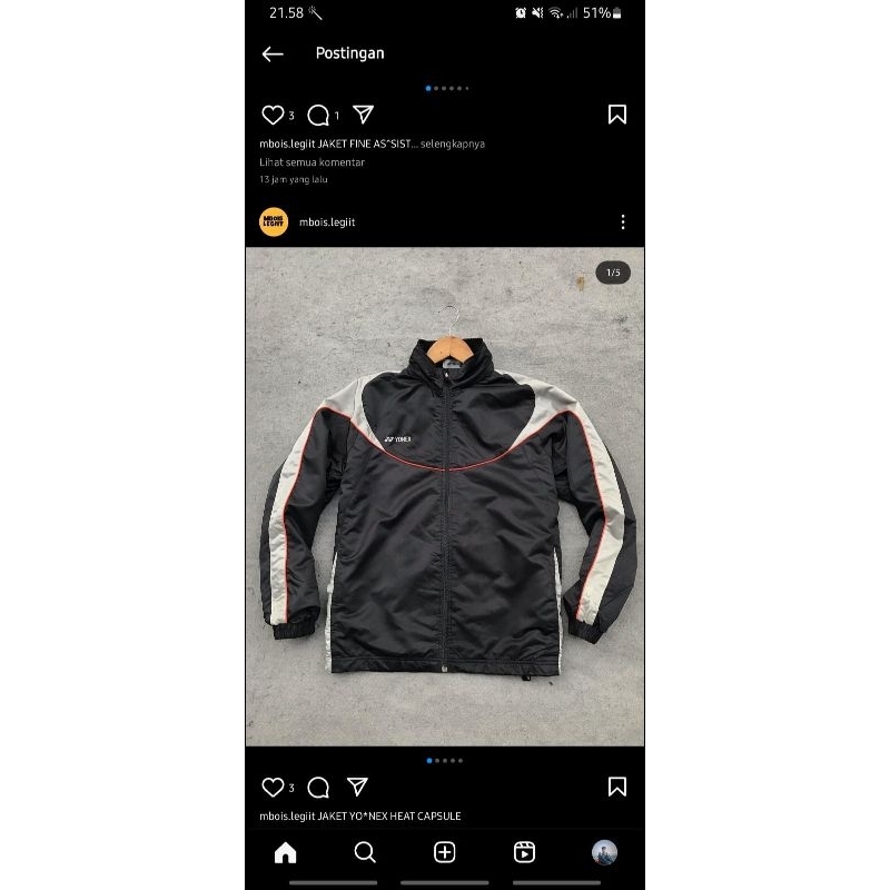 jaket yonex heat capsule