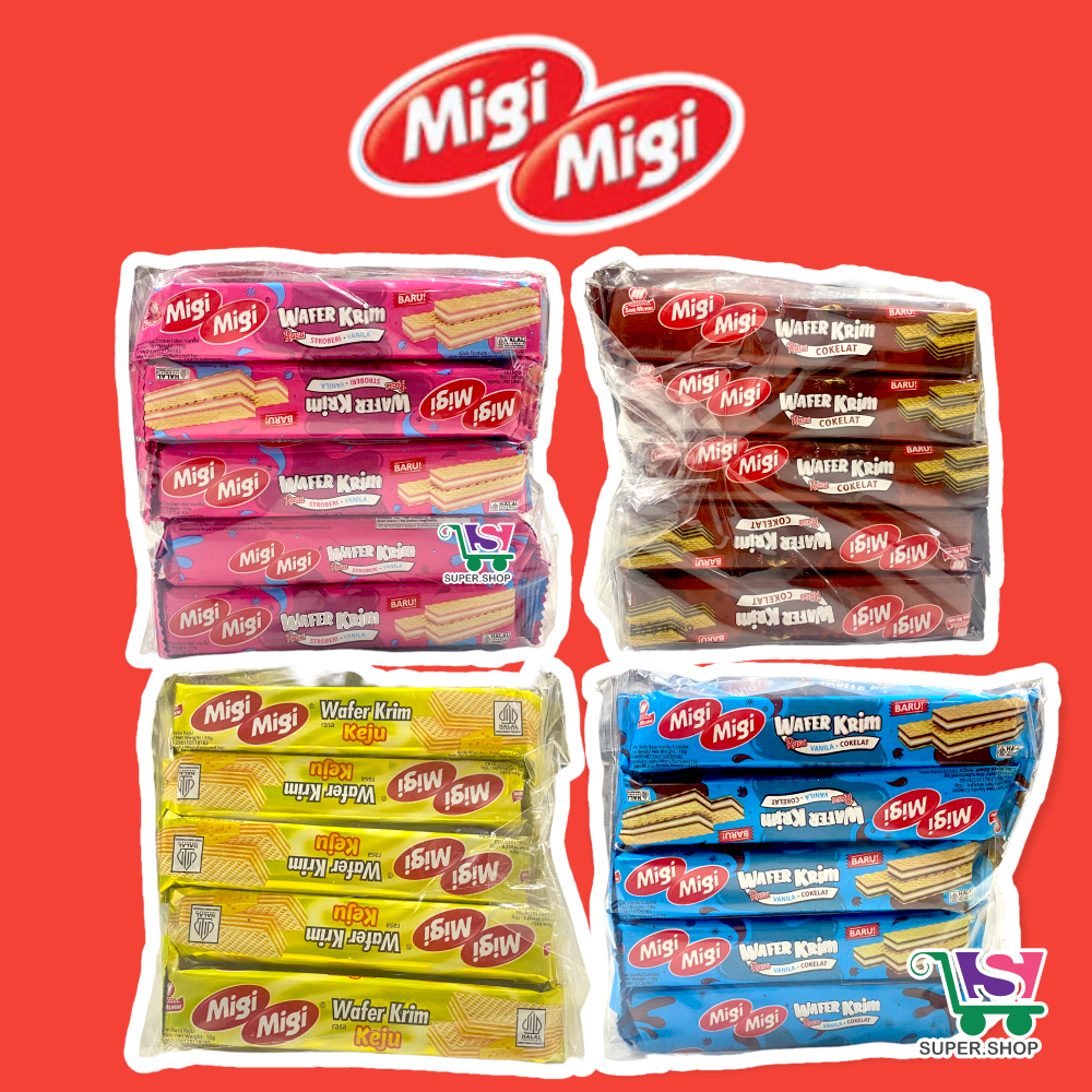 

Migi Migi Wafer Krim PACK (isi 10 pcs)