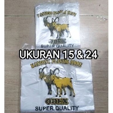 kantong plastik kresek putih bening 15 24