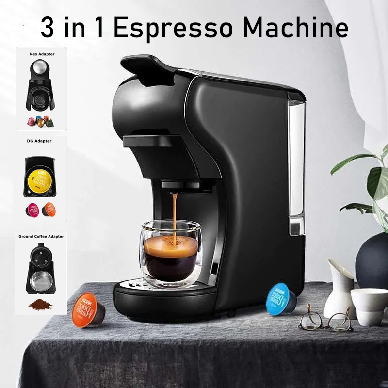 Mesin Kopi 19Bar 3in1 Capsule Espresso for Nespresso Dolce Gusto coffe maker pembuat kopi