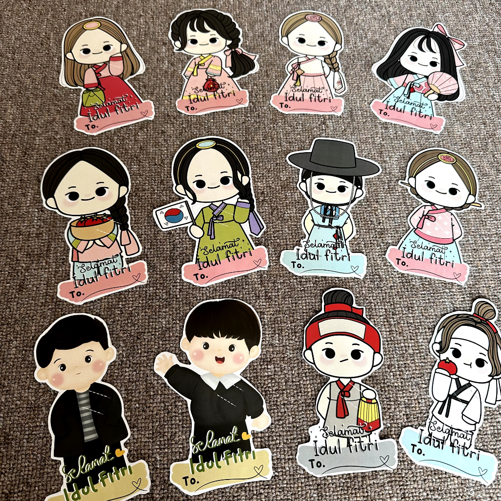 

Amplop Lebaran KARAKTER KOREA 3D viral Series Cake 2025 / Angpao THR Unik / Amplop Idul Fitri 2025