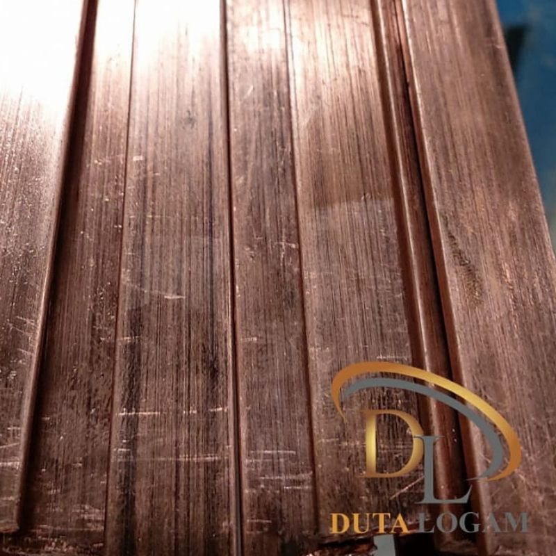 Rail Copper / Busbar Tembaga 3x15mm - 4Meter (Import)