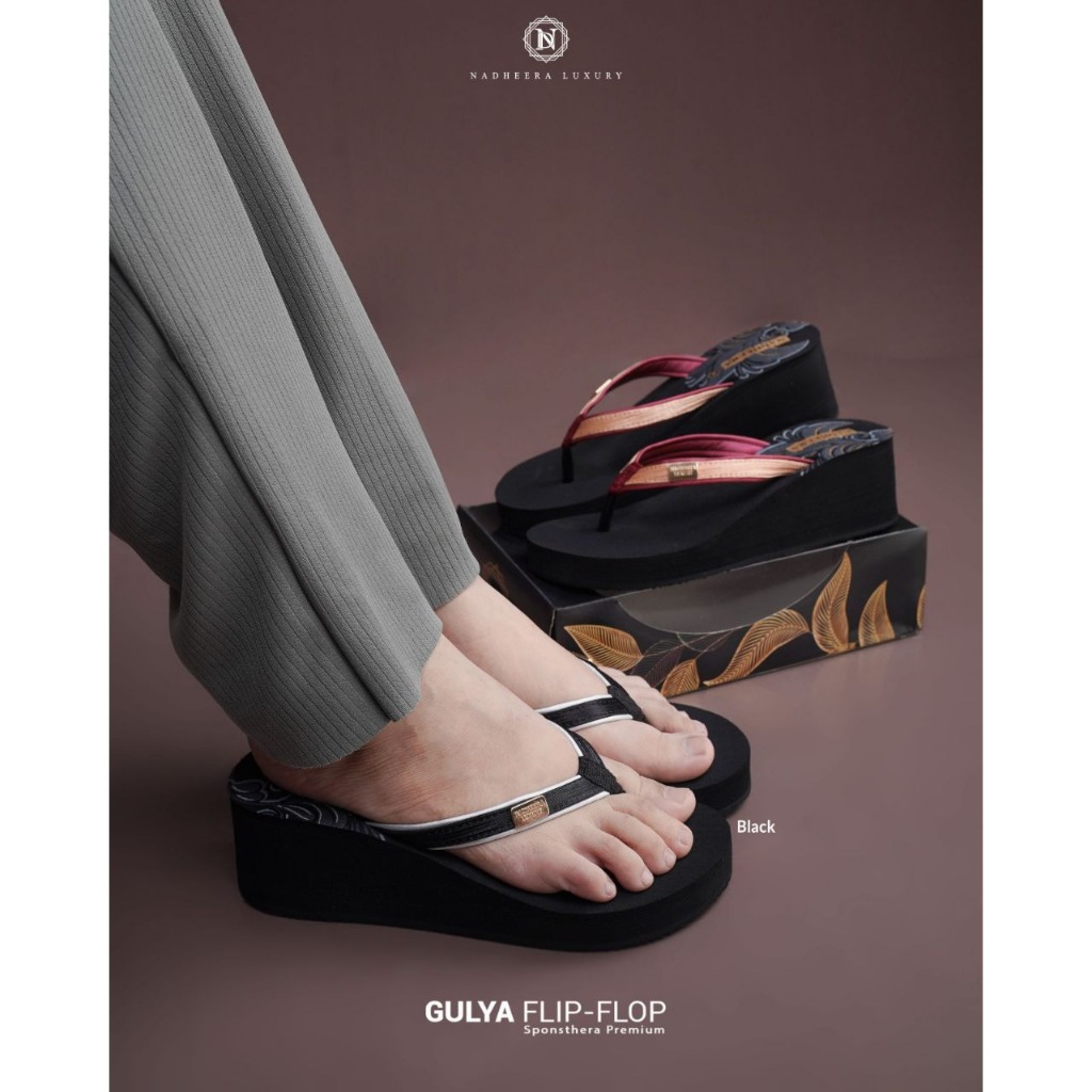 GULYA FLIP FLOP NADHEERA LUXURY // NADHEERA LUXURY // FLIP FLOP TERBARU // FLIP FLOP KEKINIAN // FLI