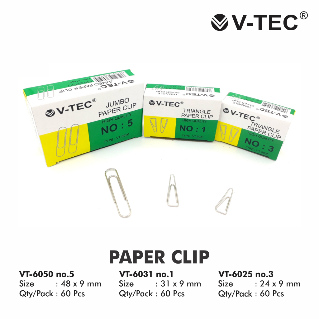 

V-TEC TRIANGLE PAPER CLIP