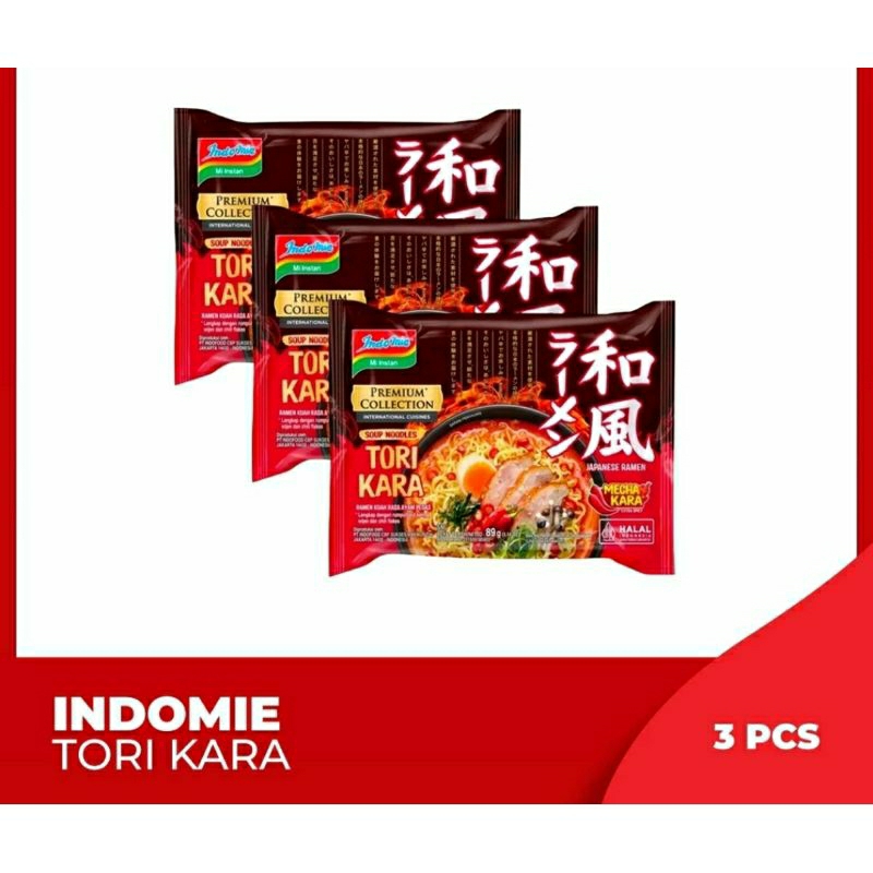 

Indomie Tori Kara Ramen 3 x 89gr