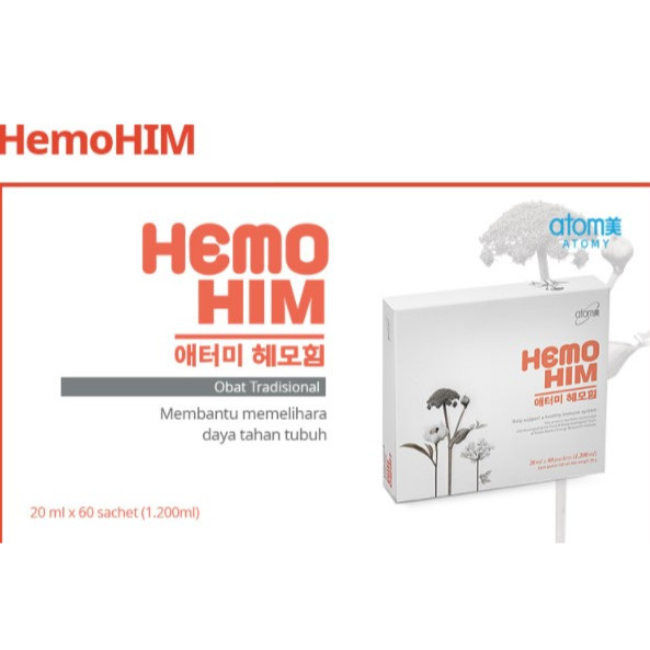 Original HemoHIM 60 Sachet Kemasan Box