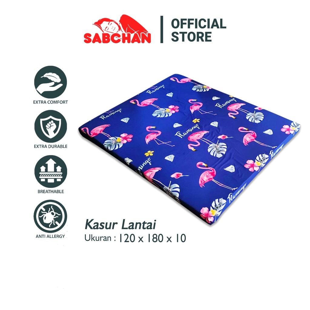 Sabchan - Kasur Lantai Busa Matras Ukuran 120 x 180 x 10 cm