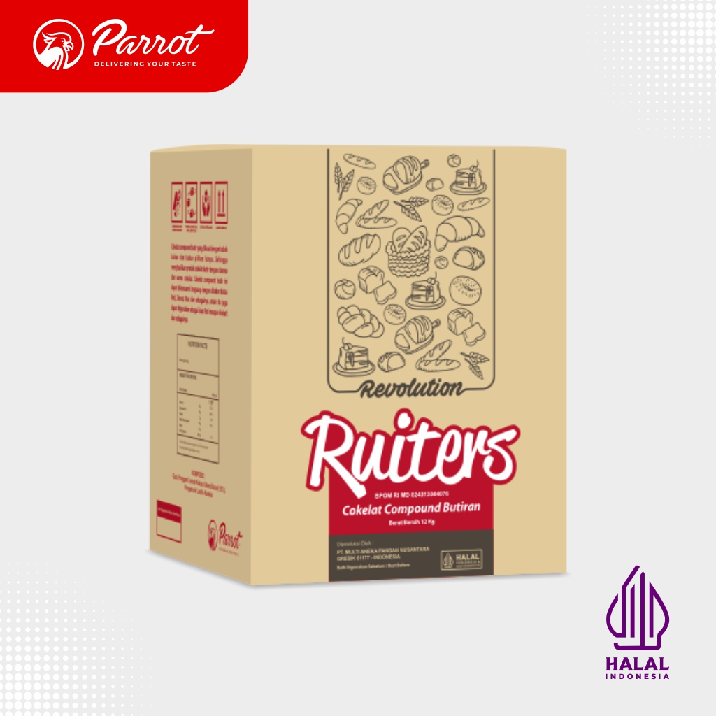 

RUITERS CHOCOLATE MESES Meses Cokelat Ruiters Kemasan 12kg