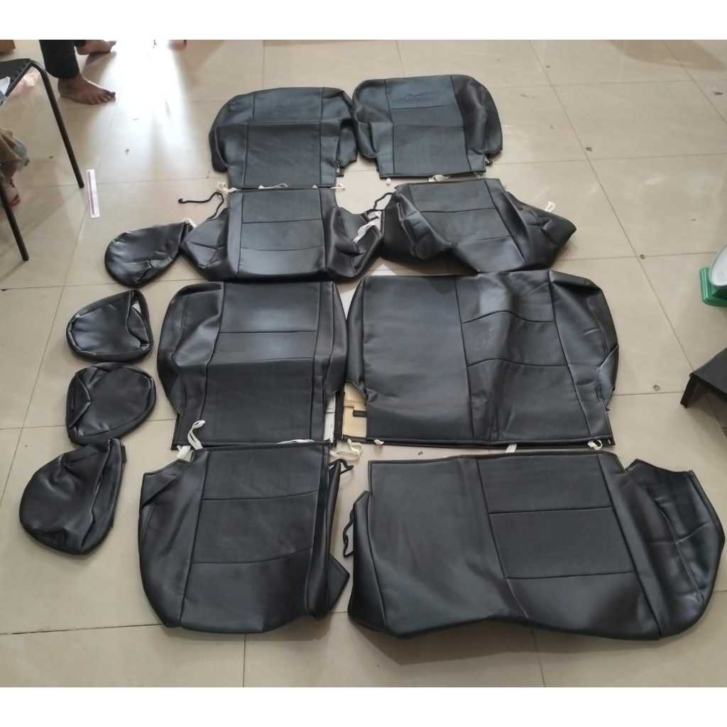 SARUNG JOK MOBIL HONDA JAZZ 2003-2008 HITAM BAHAN NOVA