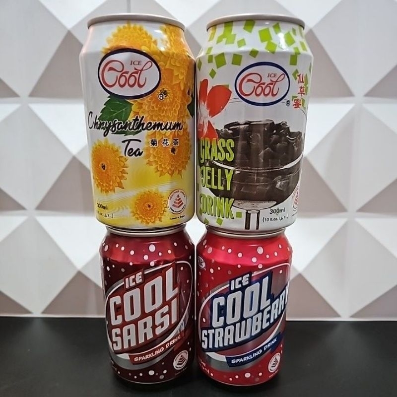 

Teh Bunga / Kundur / Cincau / Sarang Walet Kaleng Ice Cool 300 ml isi 24 pcs Khusus Gojek / Grab