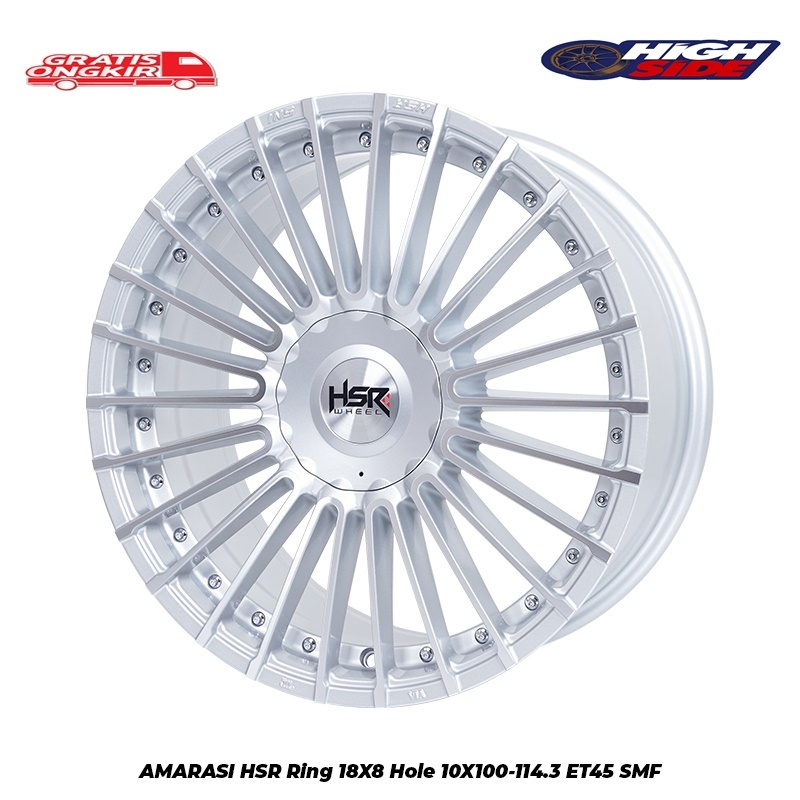 Velg Racing Hsr Ring 18 Mobil Veloz New, Avanza New, Altis New Velg Hsr Amarasi