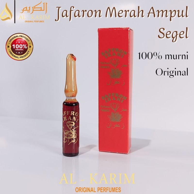 Minyak Wangi Jafaron Merah Ampul Segel