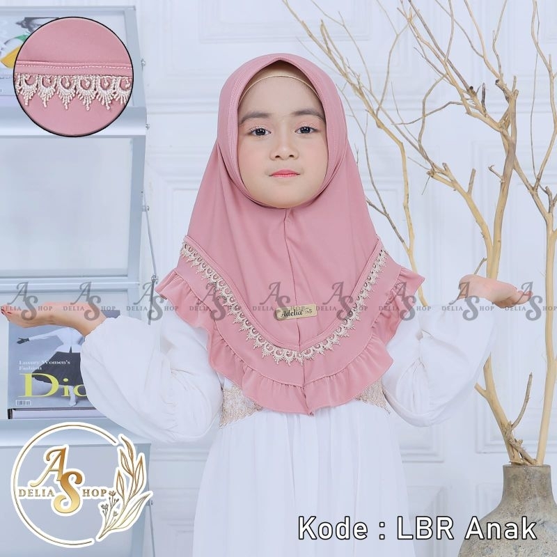 HIJAB JARSEY PINGUIN ANAK OVAL RENDA REMPEL | HIJAB PET JARSEY SPANDEK