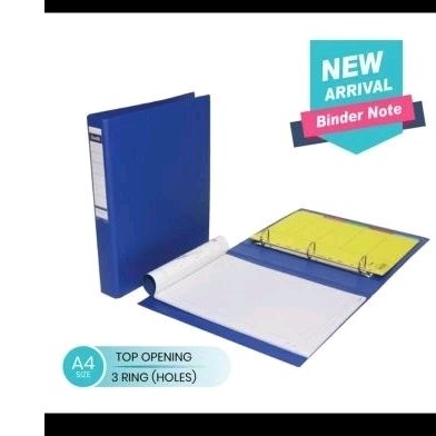 

Bantex Binder Note A4 Top Opening 3 ring # A126