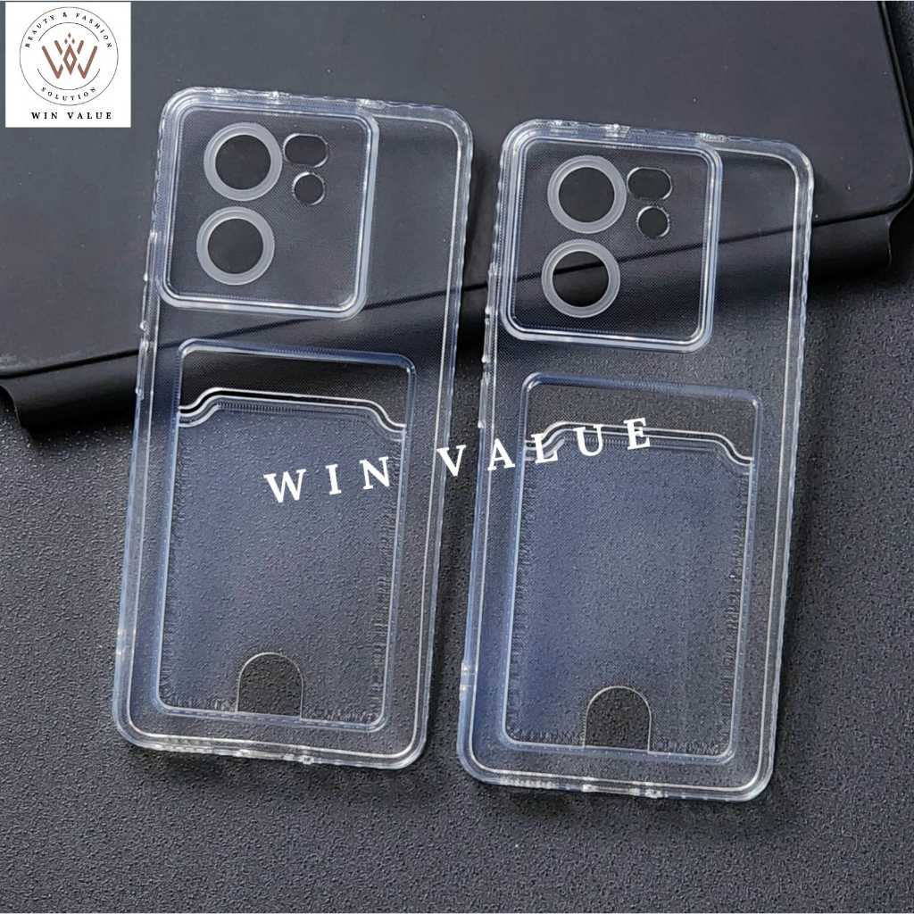 Xiaomi 13 Xiaomi 13 Lite Xiaomi 13 Pro Xiaomi 13T Xiaomi 13T Pro Clear Card Case Slot Kartu Case Xia