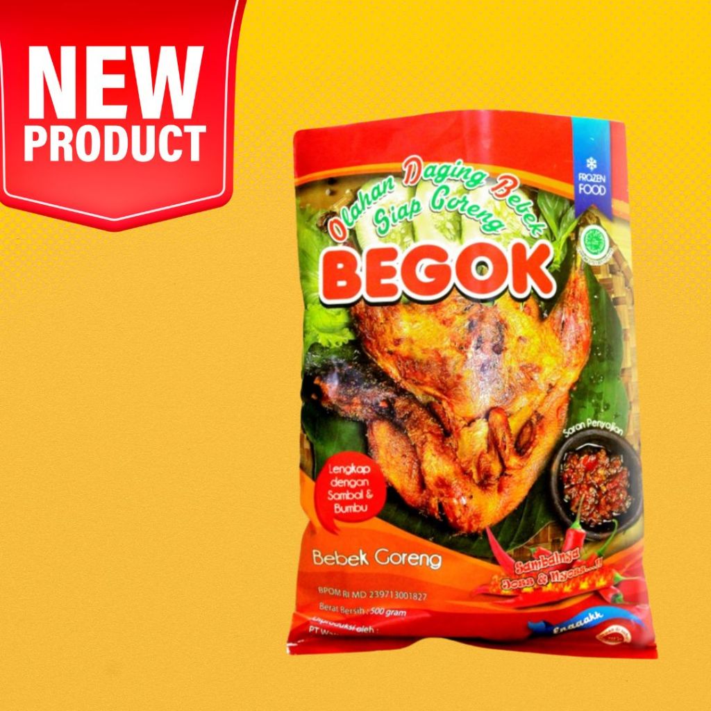 

Bebek Goreng BEGOK Premium uk.500gr