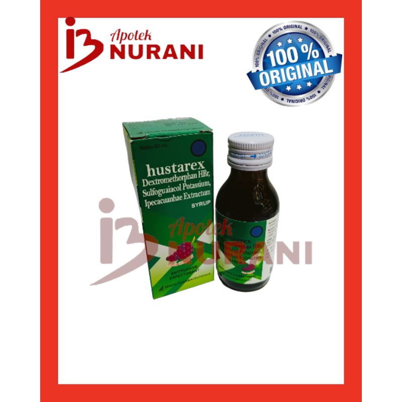 HUSTAREX SIRUP OBAT BATUK KERING DAN FLU