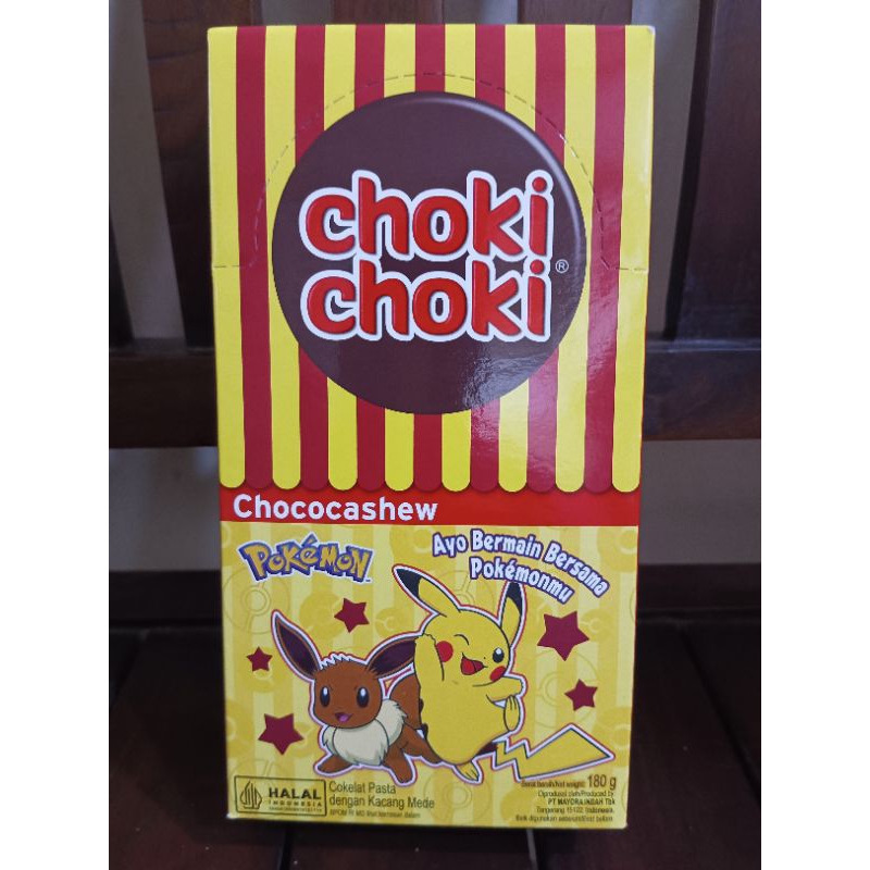 

Choki Choki rasa Coklat pasta dengan Kacang Mede isi 20pcs/dus