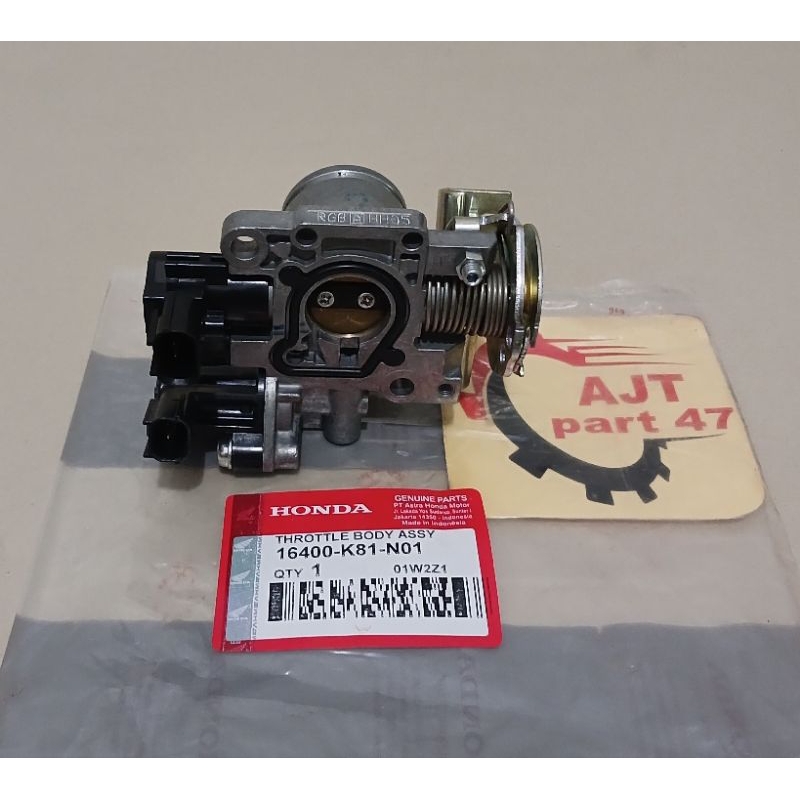 Trotol Throtol Throttle Throtle Body Assy Sensor Tps Beat Fi Esp Stater Halus Beat Fi Street Scoopy 
