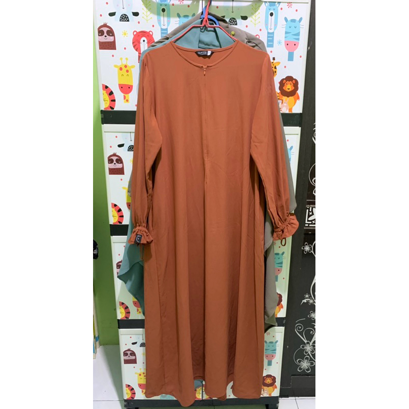 Bismillah PL Kasya Teracotta size S bahan ilyana silk by aljenna harga nett afwan