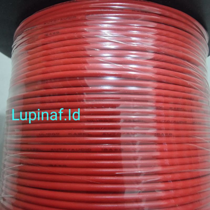 1 METER KABEL AWG 22 SERABUT TEMBAGA PUTIH  AWG22 LISTRIK AUDIO