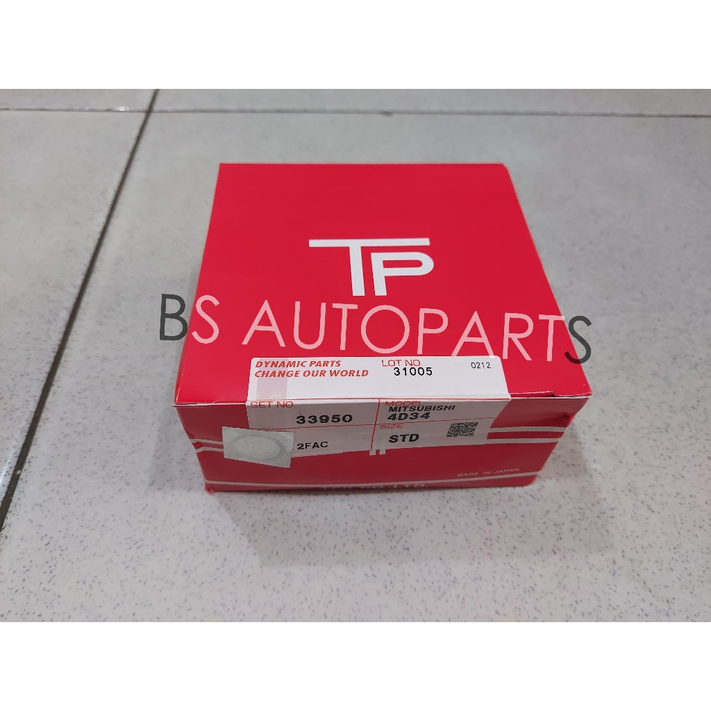 Ring Seher Piston Mitsubishi Canter 110 125 oversize STD - TP Japan