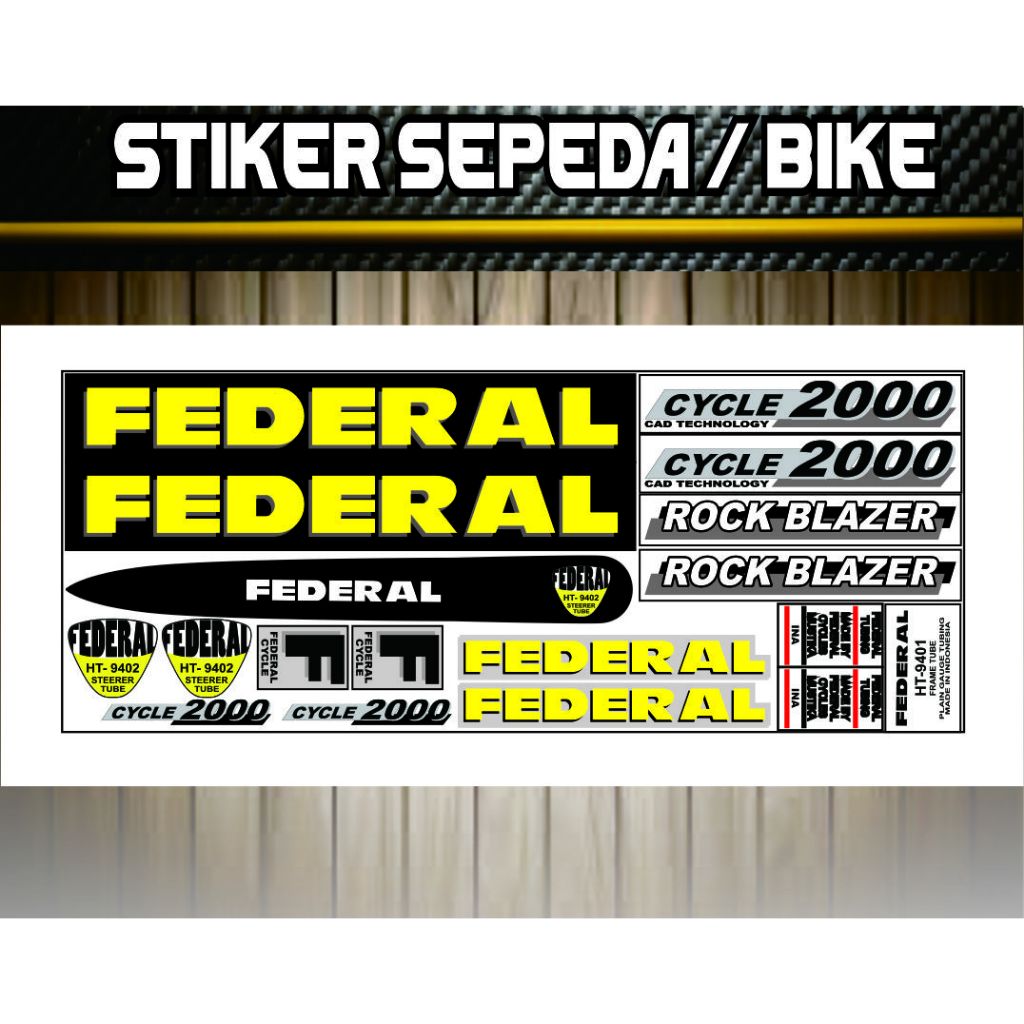STERIPING/SETICKER VAREASI SEPEDAH FEDERAL VAREASI