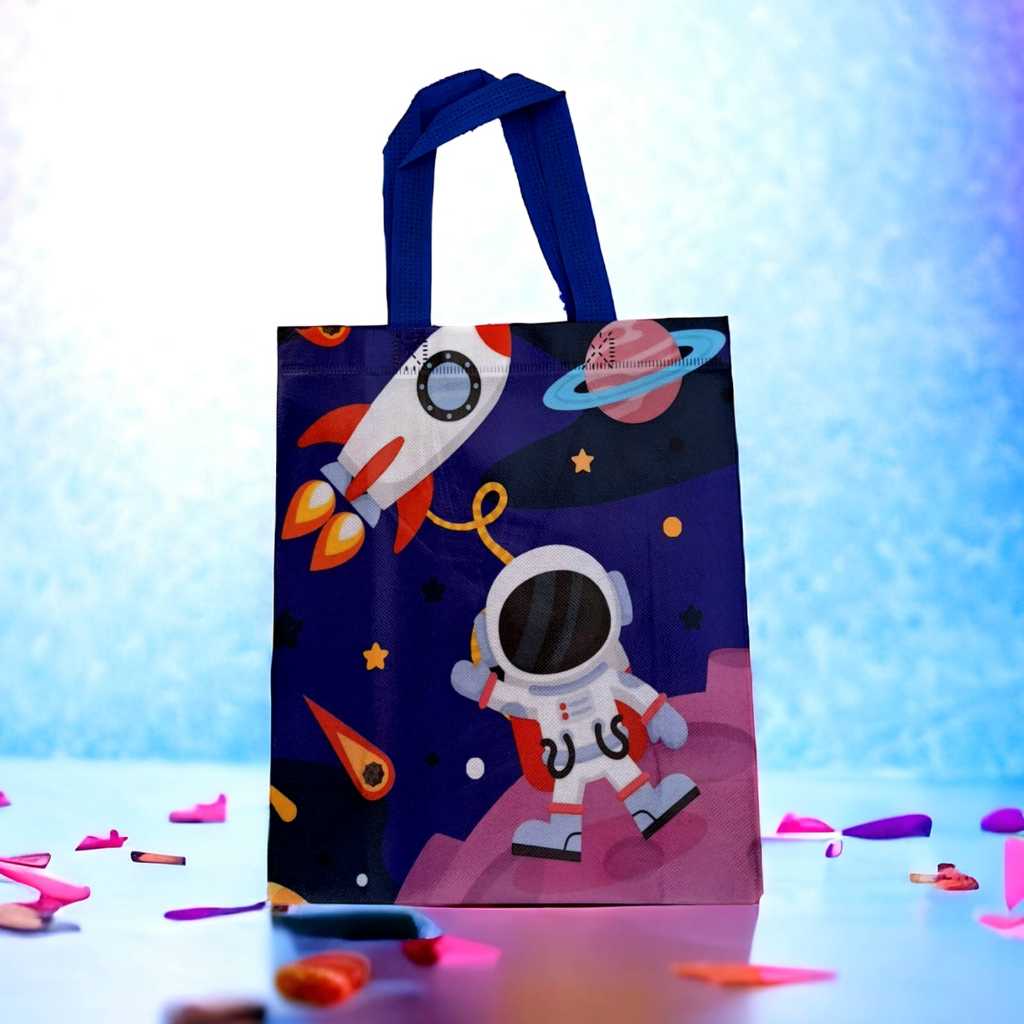 

Tas Astronot Tali Laminasi 25 x 35 cm - Spunbound Gift Goodie Bag